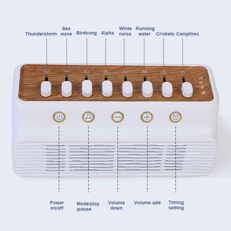 Sleeping Problems White Noise Machine 8 Nature Sounds Support - Image 3