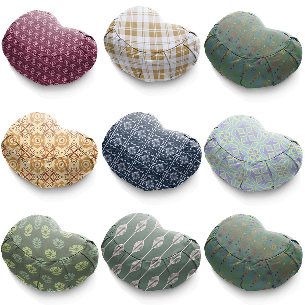Relationship Problems Crescent Meditation Cushion Support