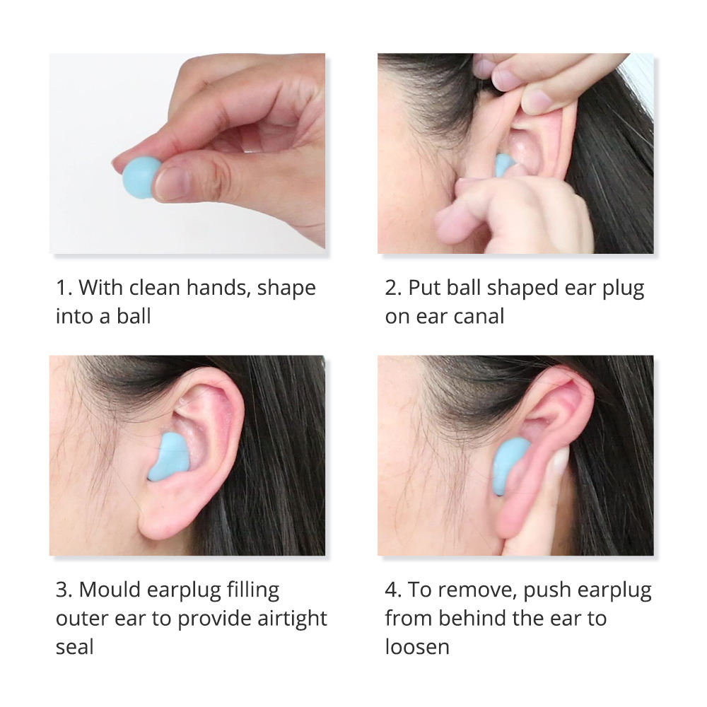 Sleeping Problems Deep Sleep Silicone Earplugs Support - Image 4