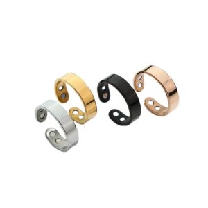 Anti-Anxiety Stress Relief Magnetic Bracelet Ring – Heart Design Jewelry for Mindfulness & Everyday Wellness