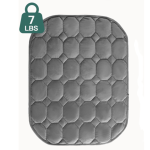 7 lbs Weighted Lap Blanket – Soft Bead-Filled Comfort Pad for Rest, Travel & Relaxation